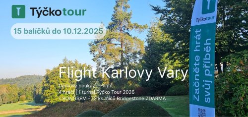 Flight Karlovy Vary + 12 míčů ZDARMA