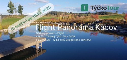 Flight Panorama Kácov + 12 míčů ZDARMA