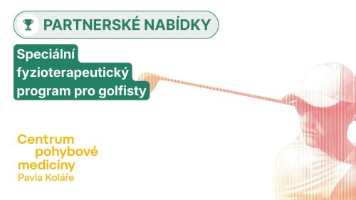 Speciální fyzioterapeutický program pro golfisty